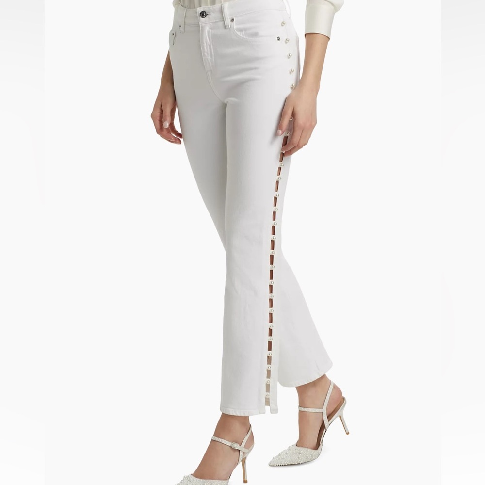 Jonathan Simkhai White High Rise Jeans